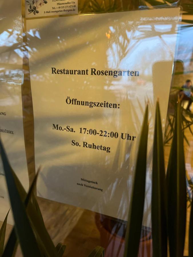 Hotel Rosengarten 프랑크푸르트 암 오데르 외부 사진